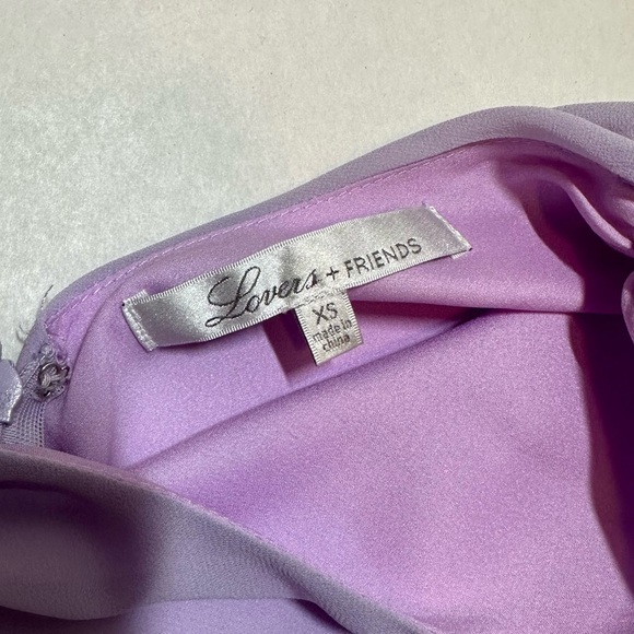 LOVERS + Friends Mayer Romper in  Pastel Lilac Size XS - Picture 6 of 9